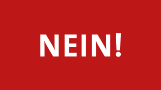 Frontseite: Postkarte &bdquo;NEIN zu Gewalt an Frauen!&ldquo;