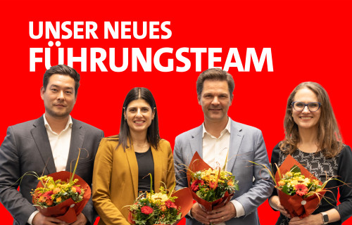 Unser neues F&uuml;hrungsteam