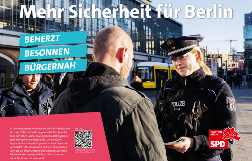 Mehr Sicherheit f&uuml;r Berlin